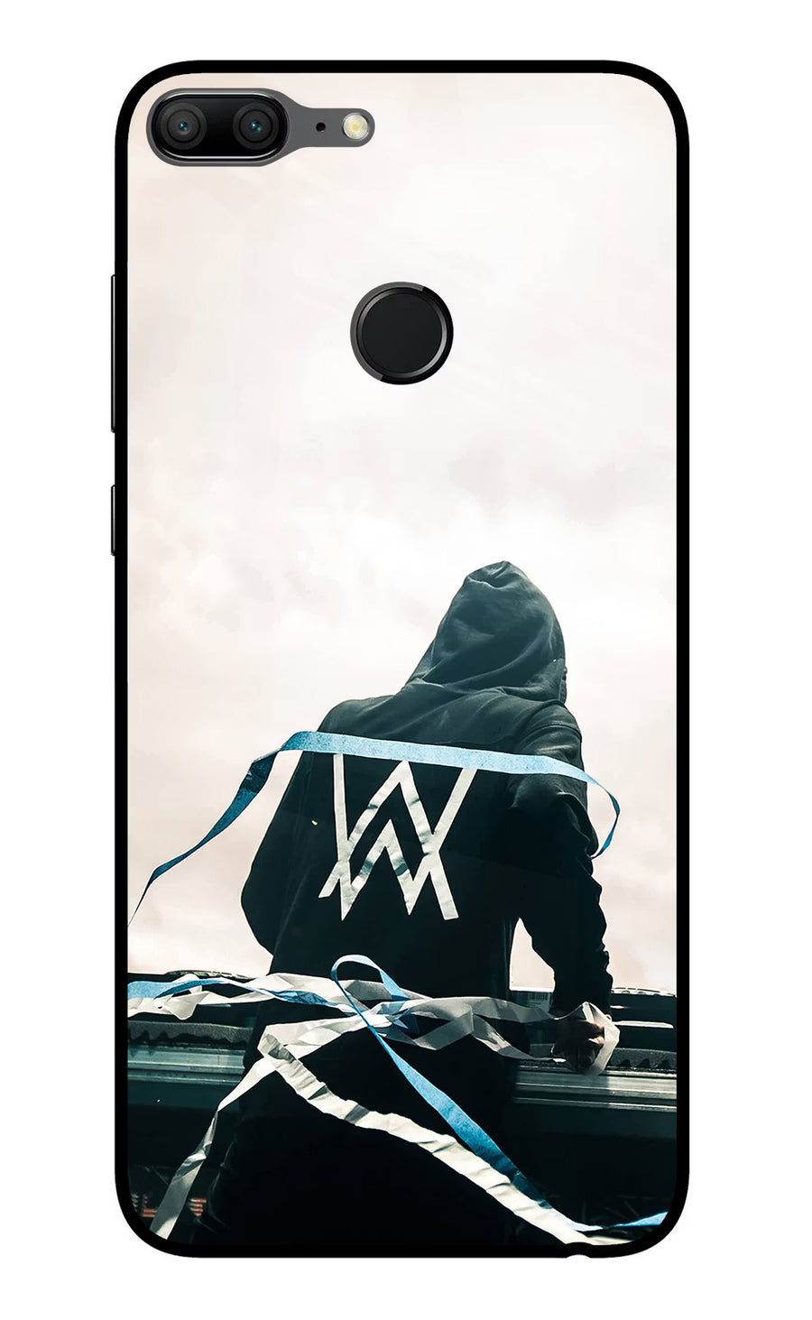 Alan Walker Honor 9 Lite Back Cover, Glass case