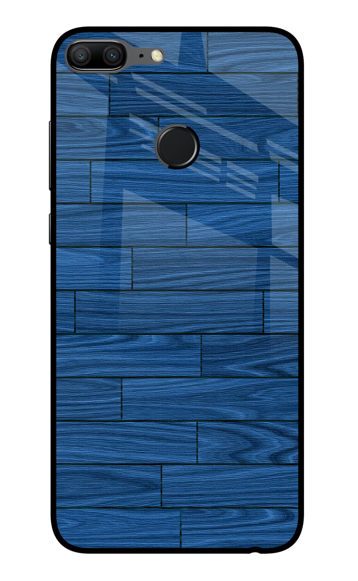 Wooden Texture Honor 9 Lite Glass Case Back Cover by Casekaro