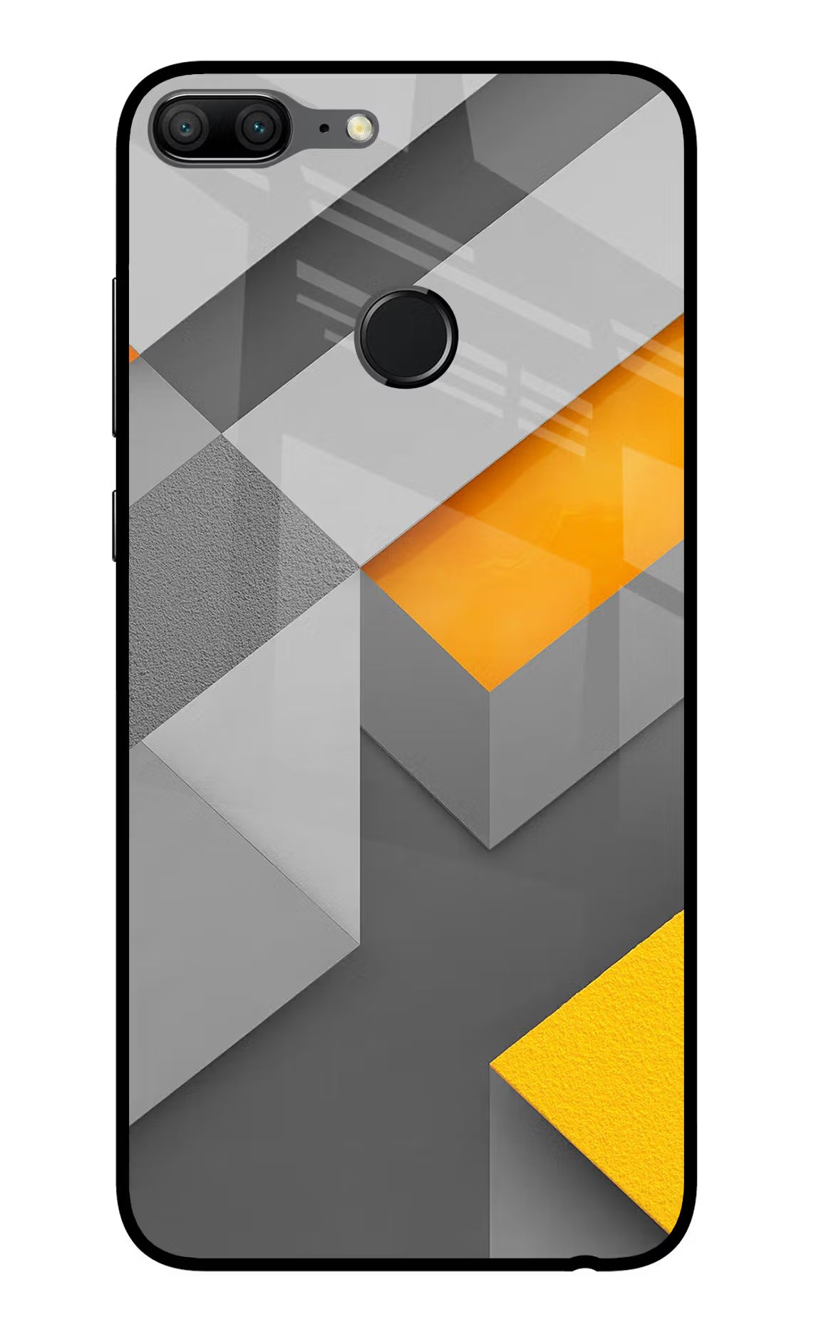 Abstract Honor 9 Lite Glass Case Back Cover by Casekaro