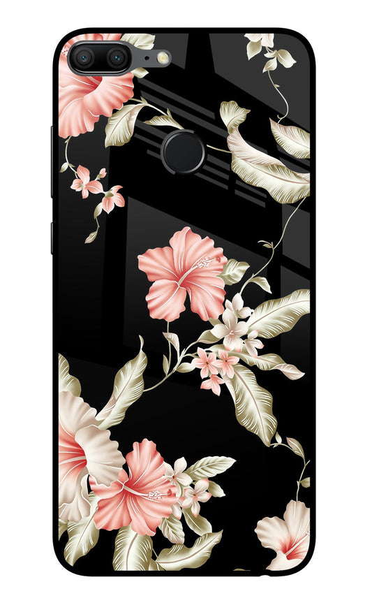 Flowers Honor 9 Lite Glass Case