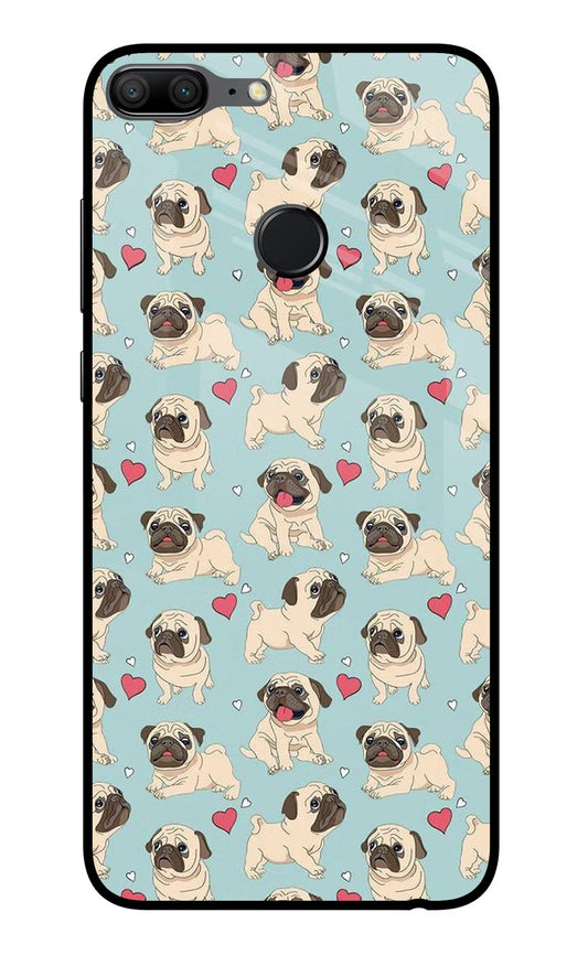 Pug Dog Honor 9 Lite Glass Case