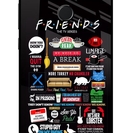 FRIENDS Honor 9 Lite Glass Case