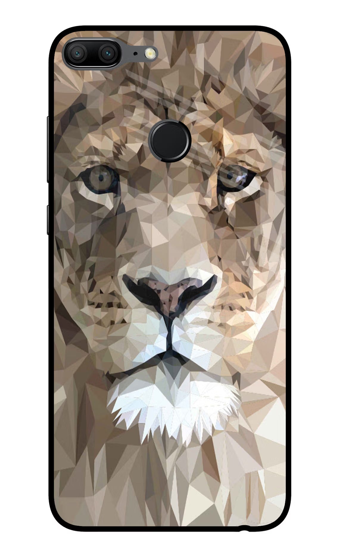 Lion Art Honor 9 Lite Glass Case Back Cover by Casekaro