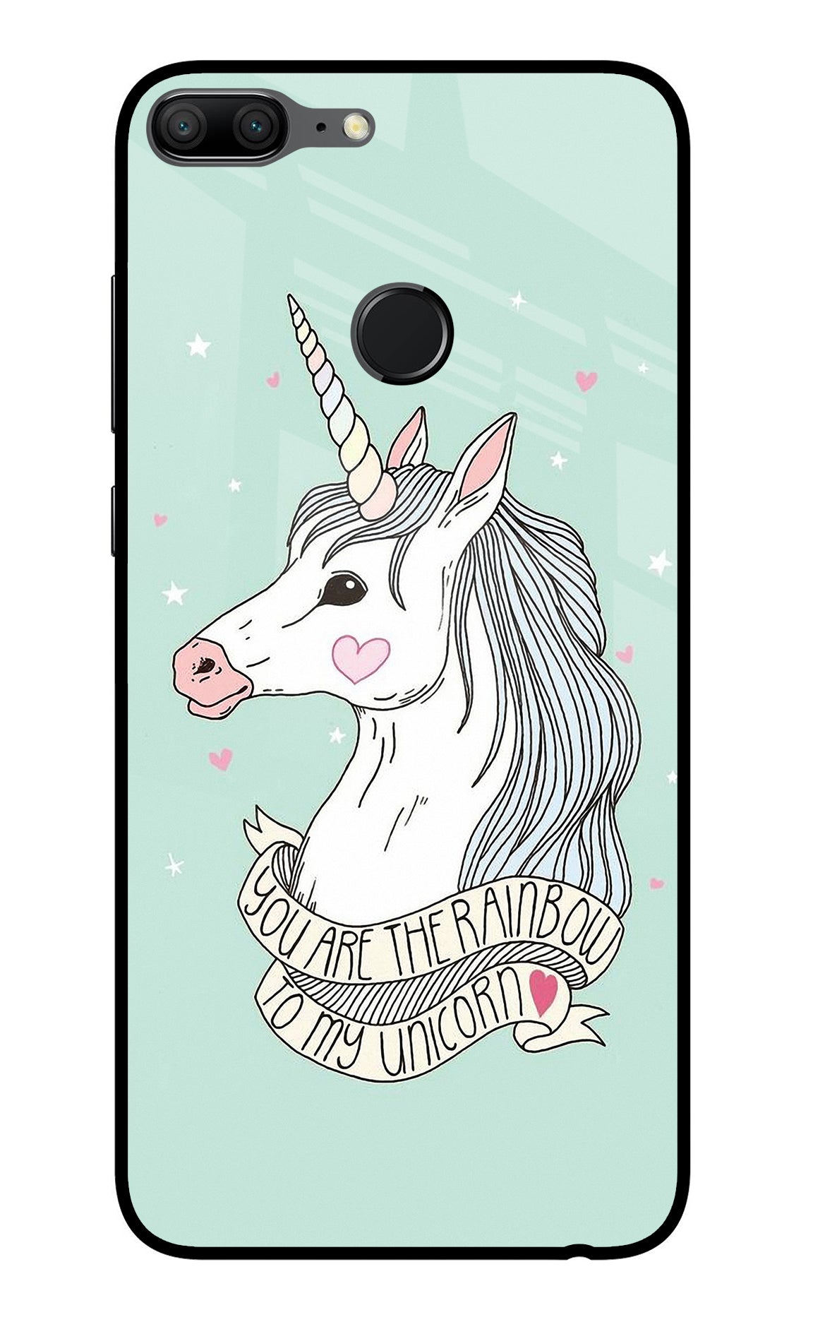 Unicorn Wallpaper Honor 9 Lite Back Cover