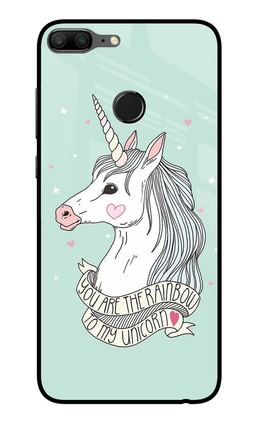 Unicorn Wallpaper Honor 9 Lite Glass Case
