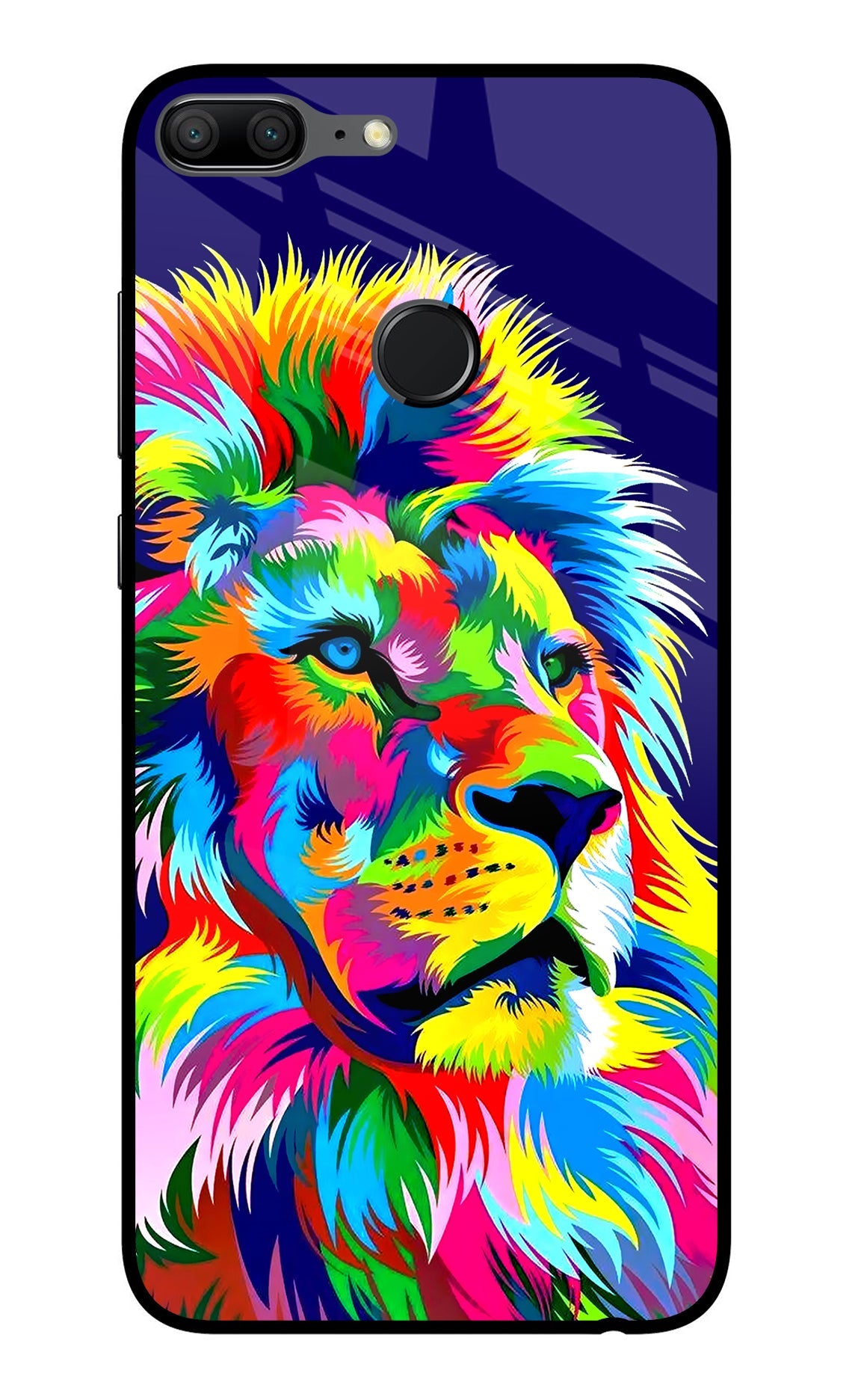 Vector Art Lion Honor 9 Lite Glass Case