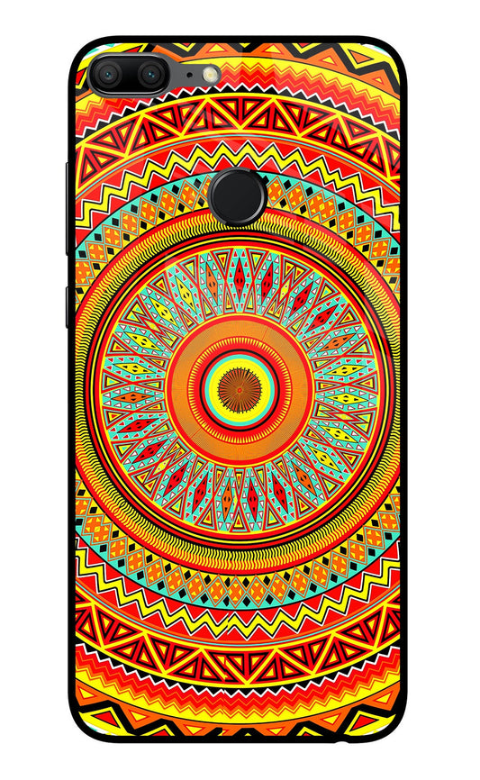 Mandala Pattern Honor 9 Lite Glass Case