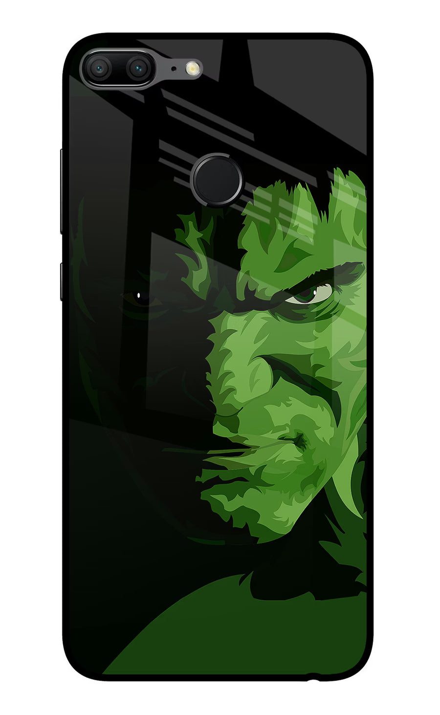 HULK Honor 9 Lite Back Cover, Glass case