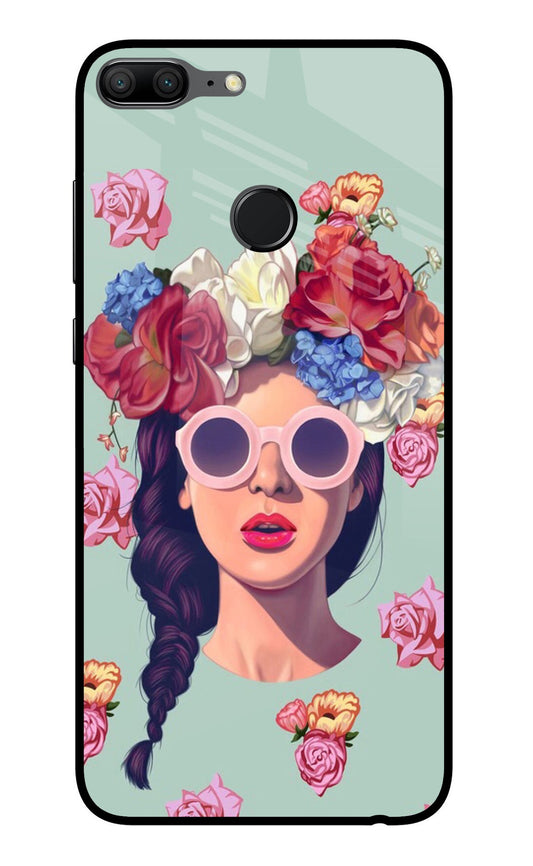 Pretty Girl Honor 9 Lite Glass Case