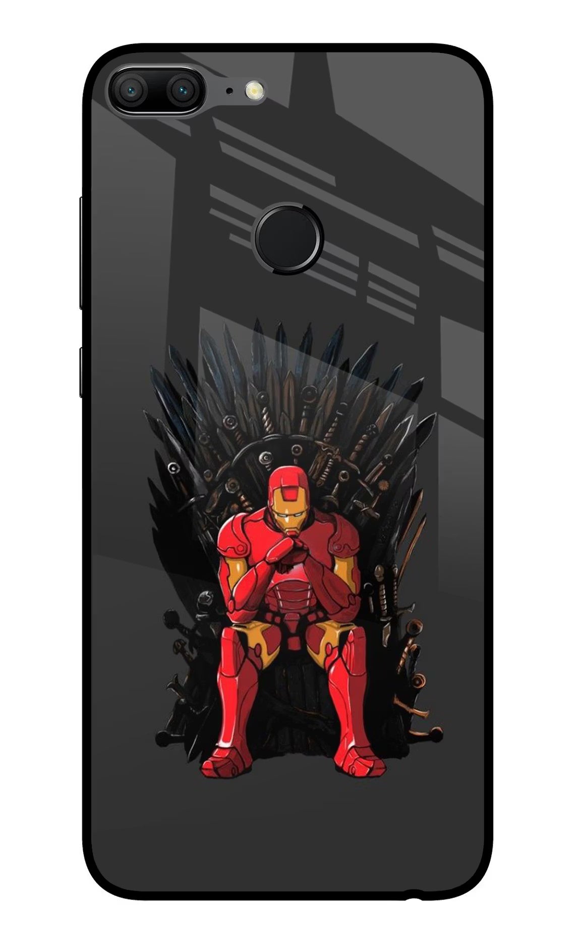 Ironman Throne Honor 9 Lite Glass Case Back Cover by Casekaro