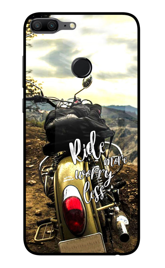 Ride More Worry Less Honor 9 Lite Glass Case