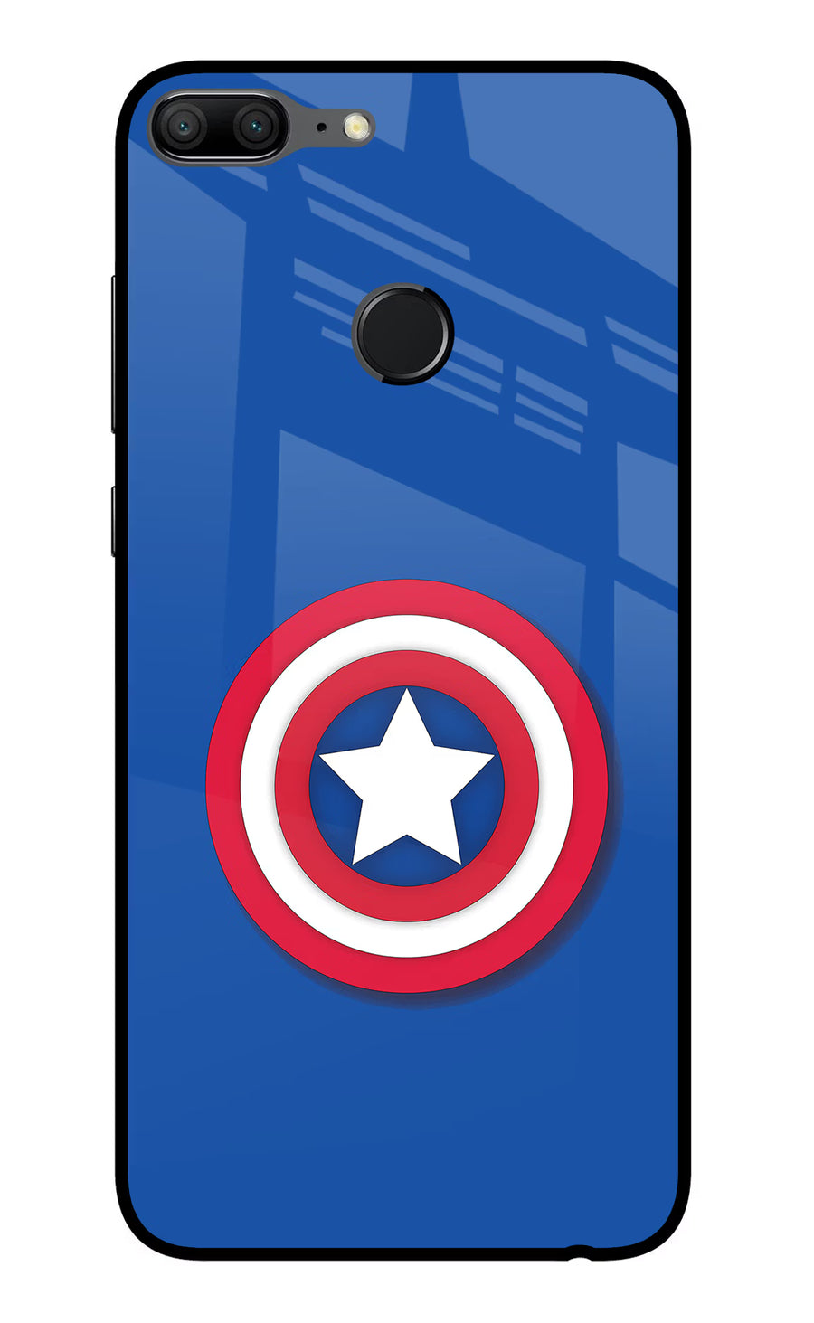 Shield Honor 9 Lite Back Cover, Glass case