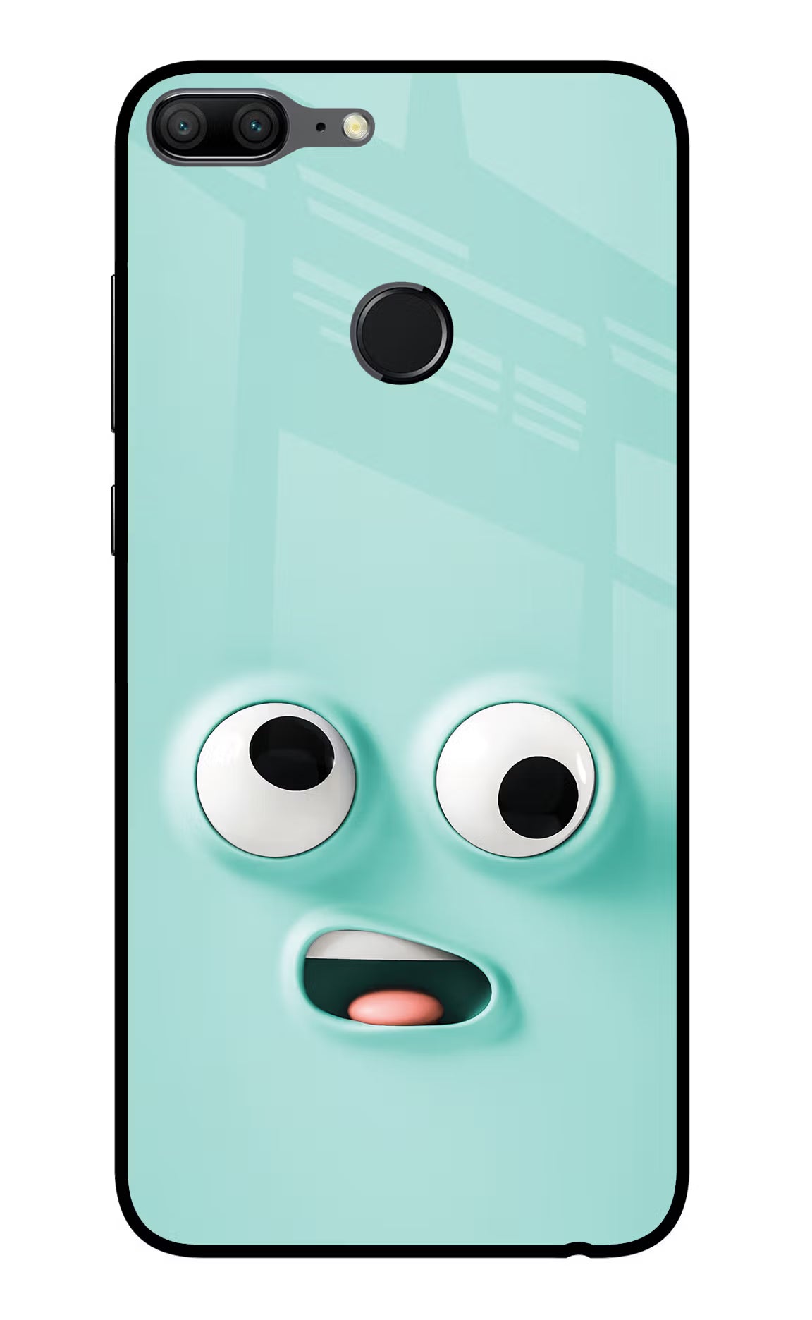 Funny Cartoon Honor 9 Lite Glass Case Back Cover by Casekaro