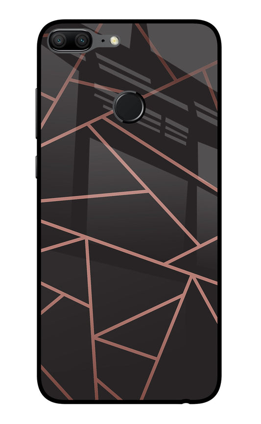 Geometric Pattern Honor 9 Lite Glass Case