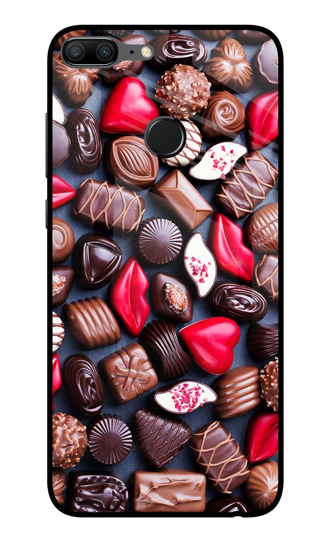 Chocolates Honor 9 Lite Glass Case
