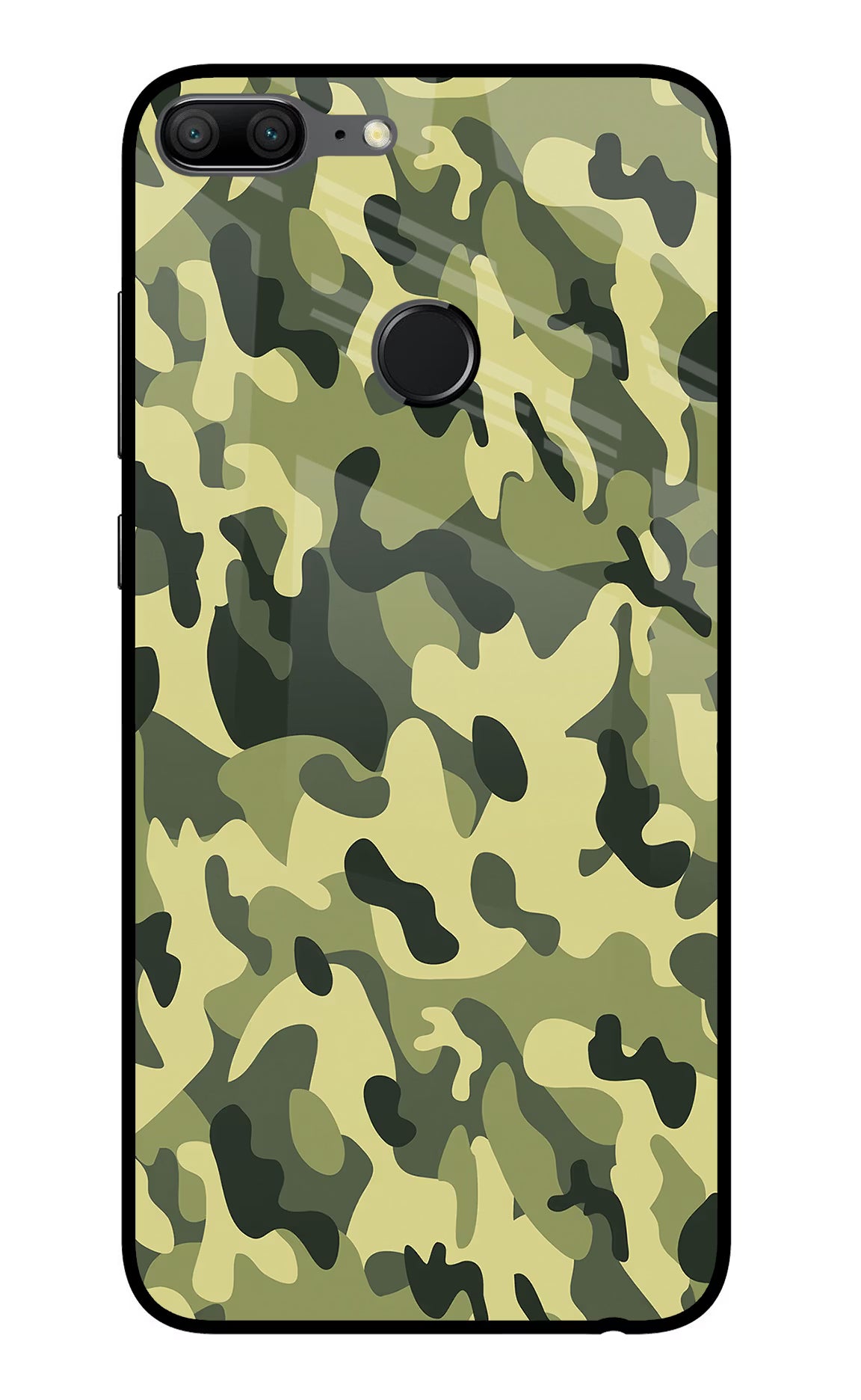 Camouflage Honor 9 Lite Glass Case