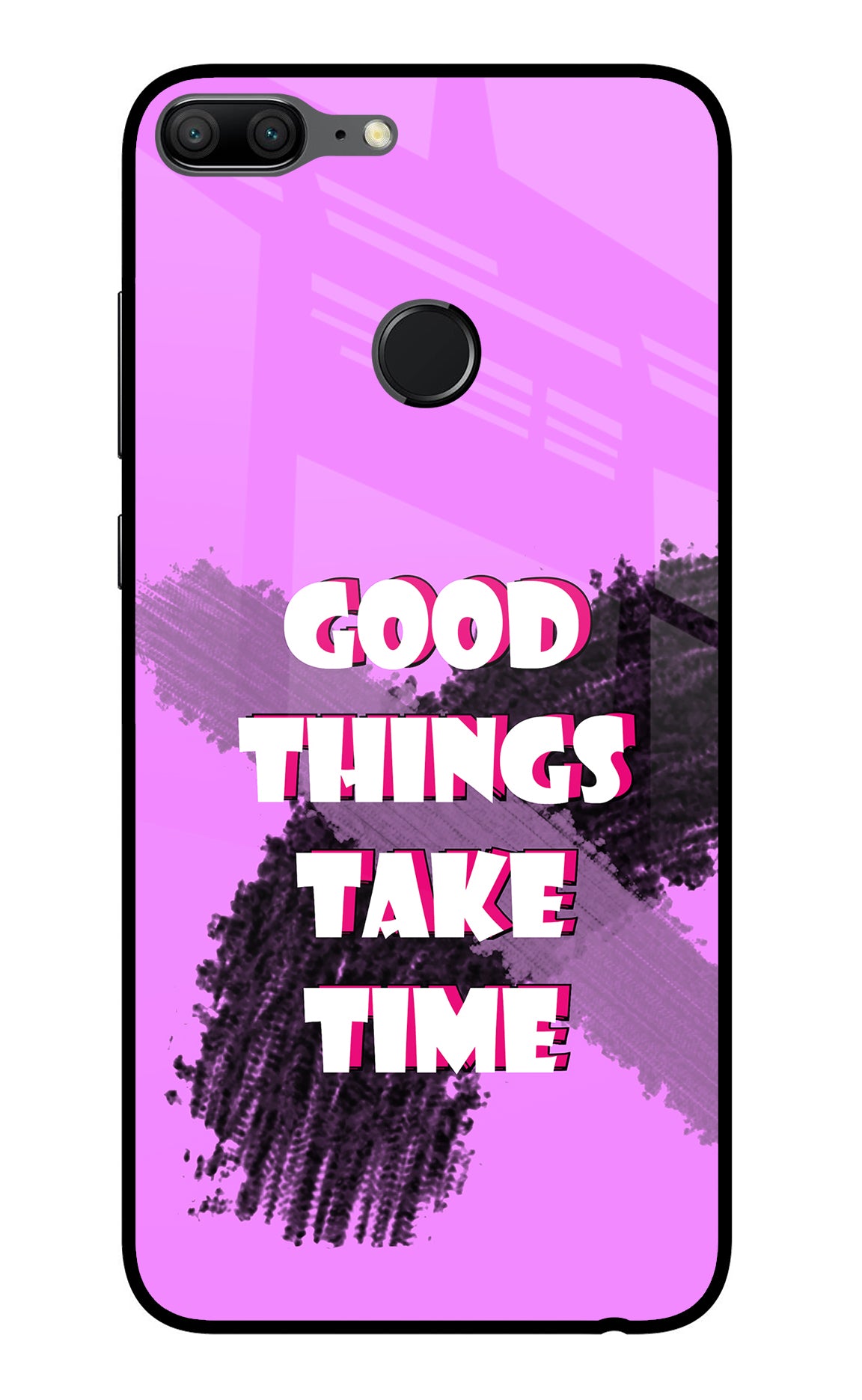 Good Things Take Time Honor 9 Lite Glass Case