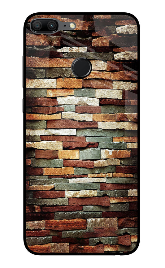 Bricks Pattern Honor 9 Lite Glass Case