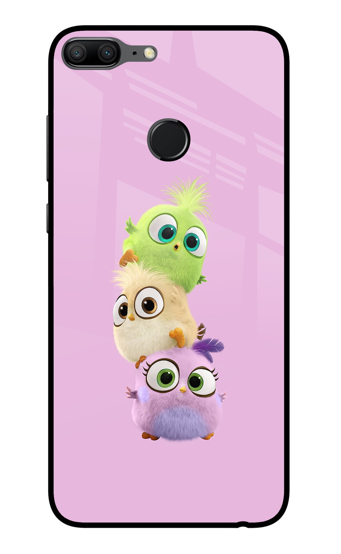 Cute Little Birds Honor 9 Lite Glass Case