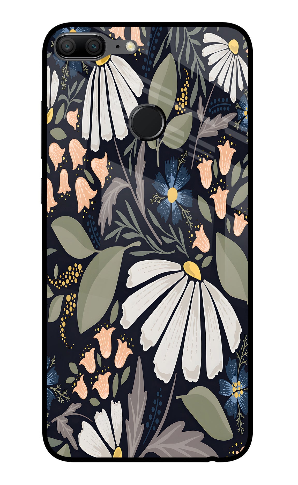 Flowers Art Honor 9 Lite Glass Case