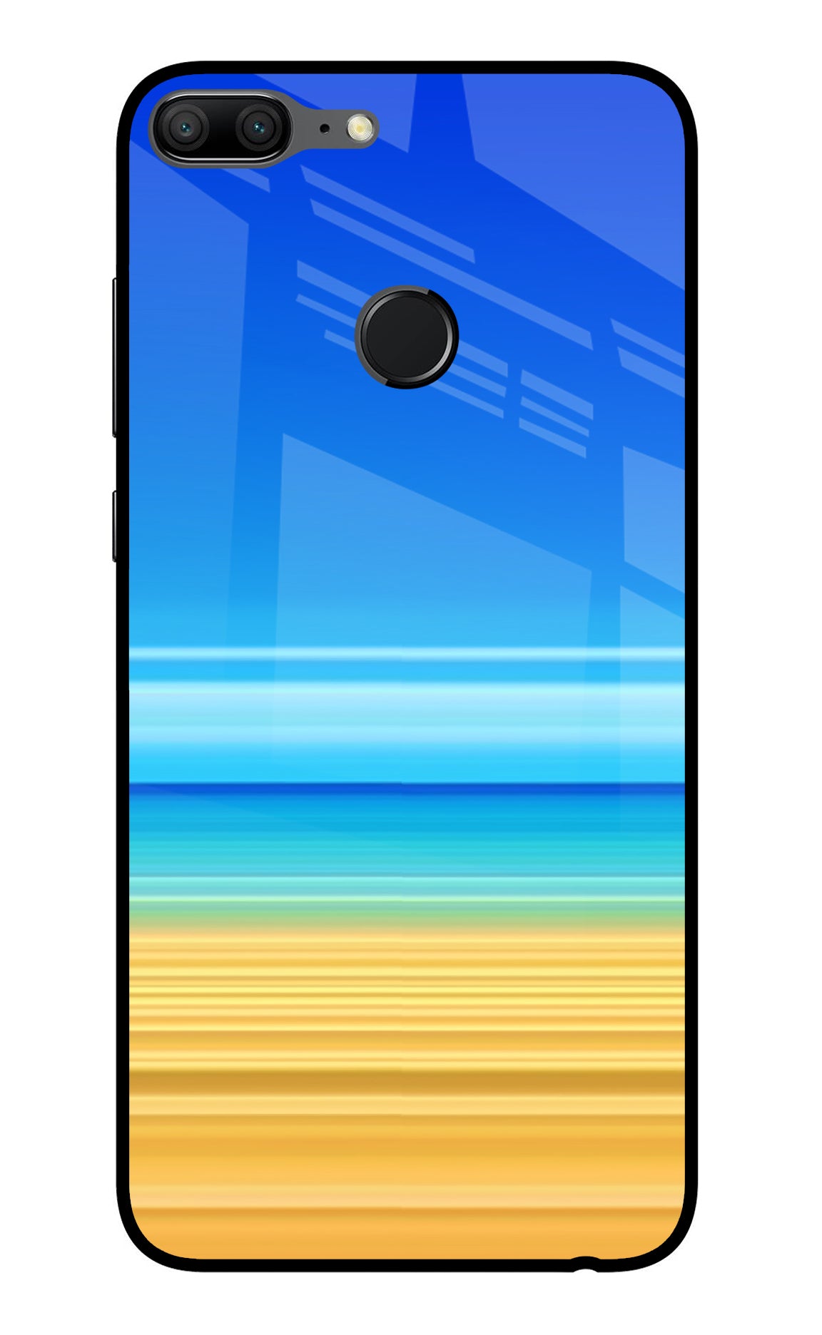 Beach Art Honor 9 Lite Glass Case