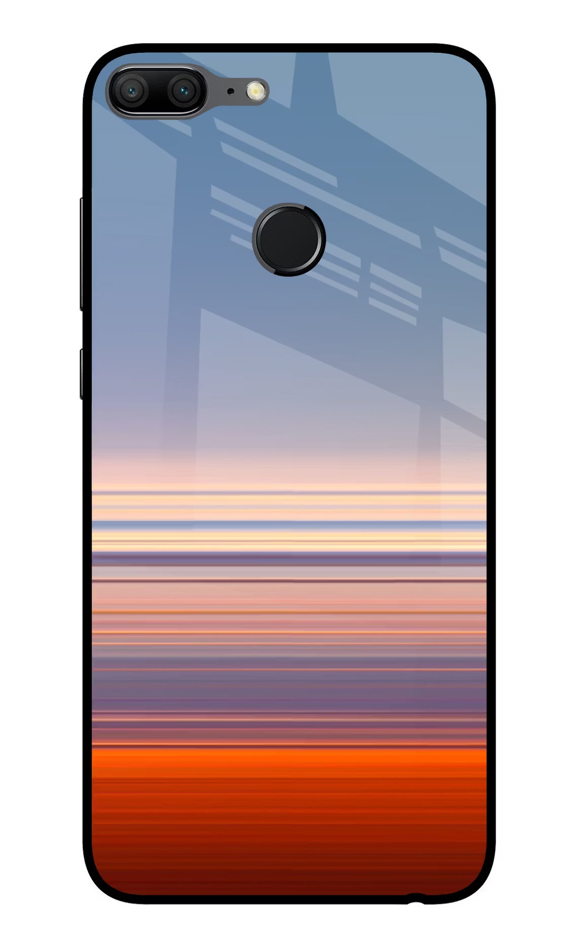 Morning Colors Honor 9 Lite Glass Case Back Cover by Casekaro