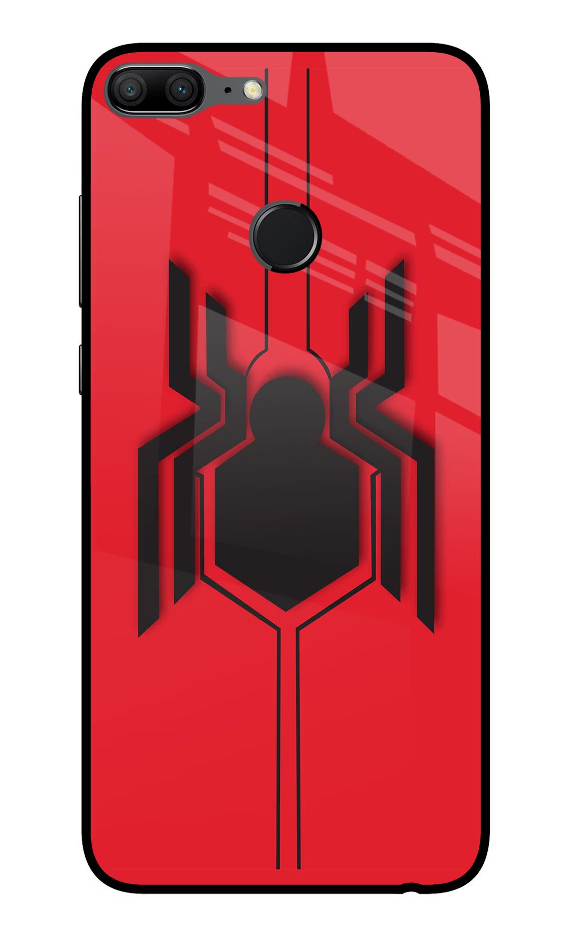 Spider Honor 9 Lite Glass Case Back Cover by Casekaro