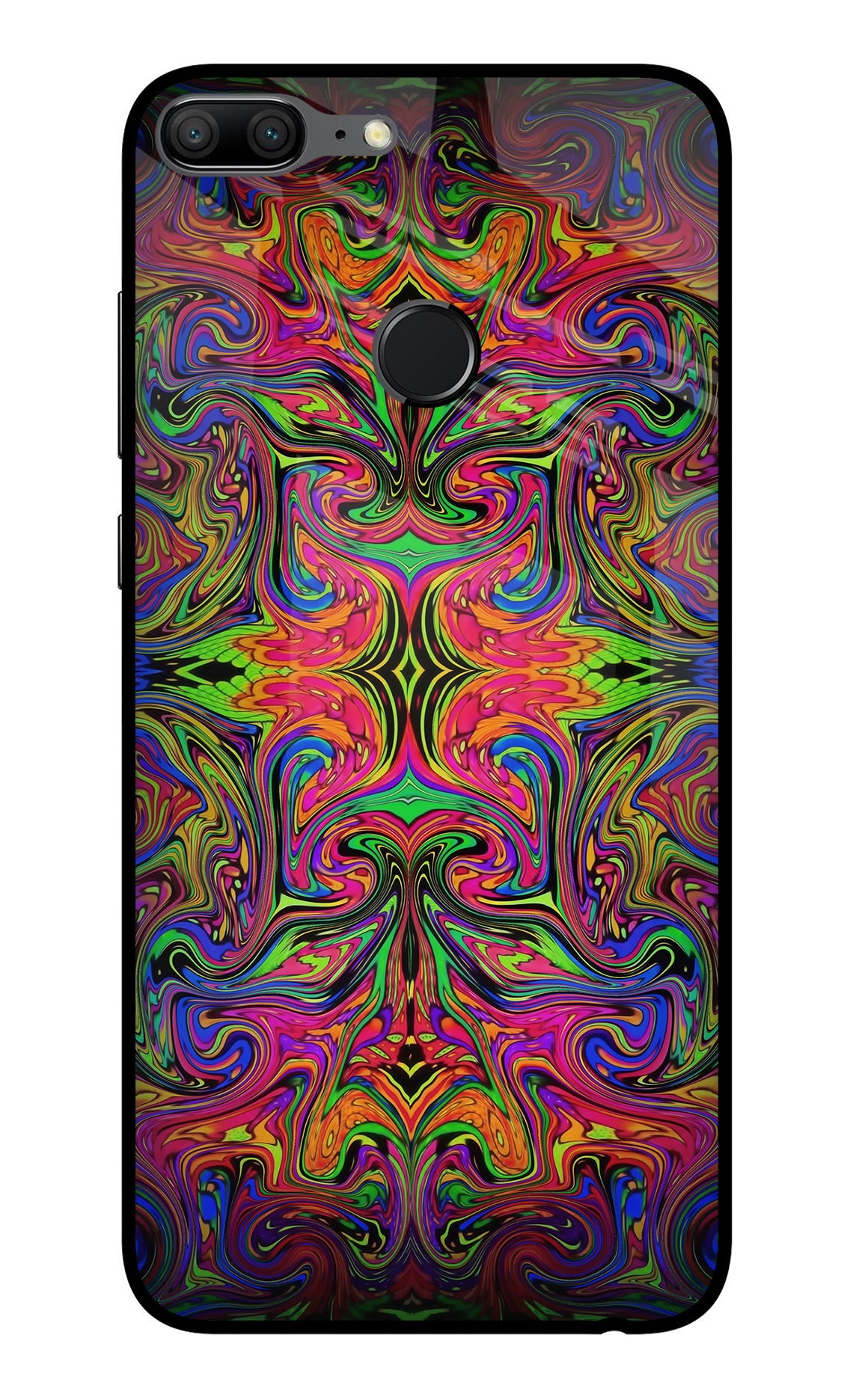 Psychedelic Art Honor 9 Lite Glass Case