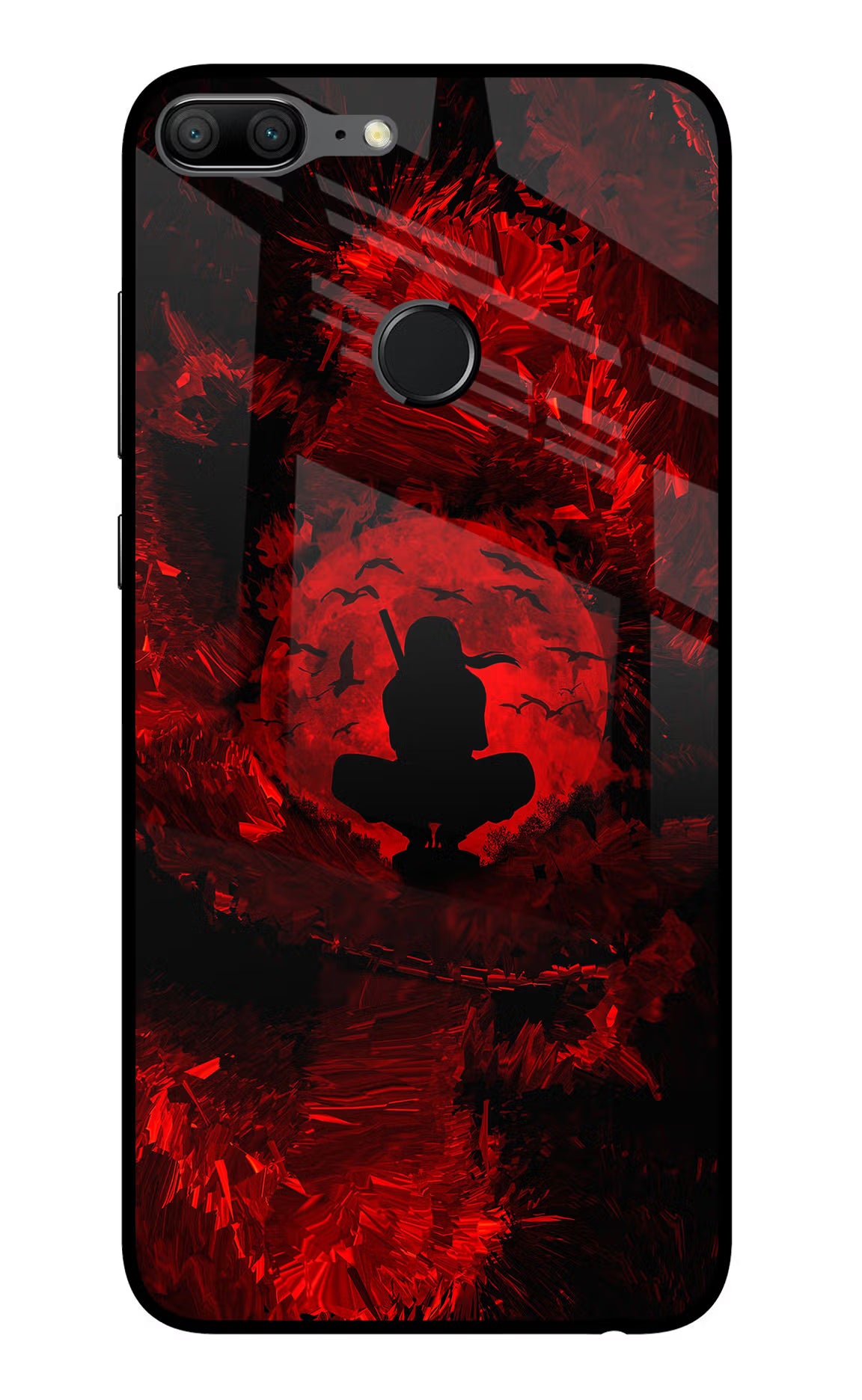 Itachi Uchiha Honor 9 Lite Glass Case Back Cover by Casekaro