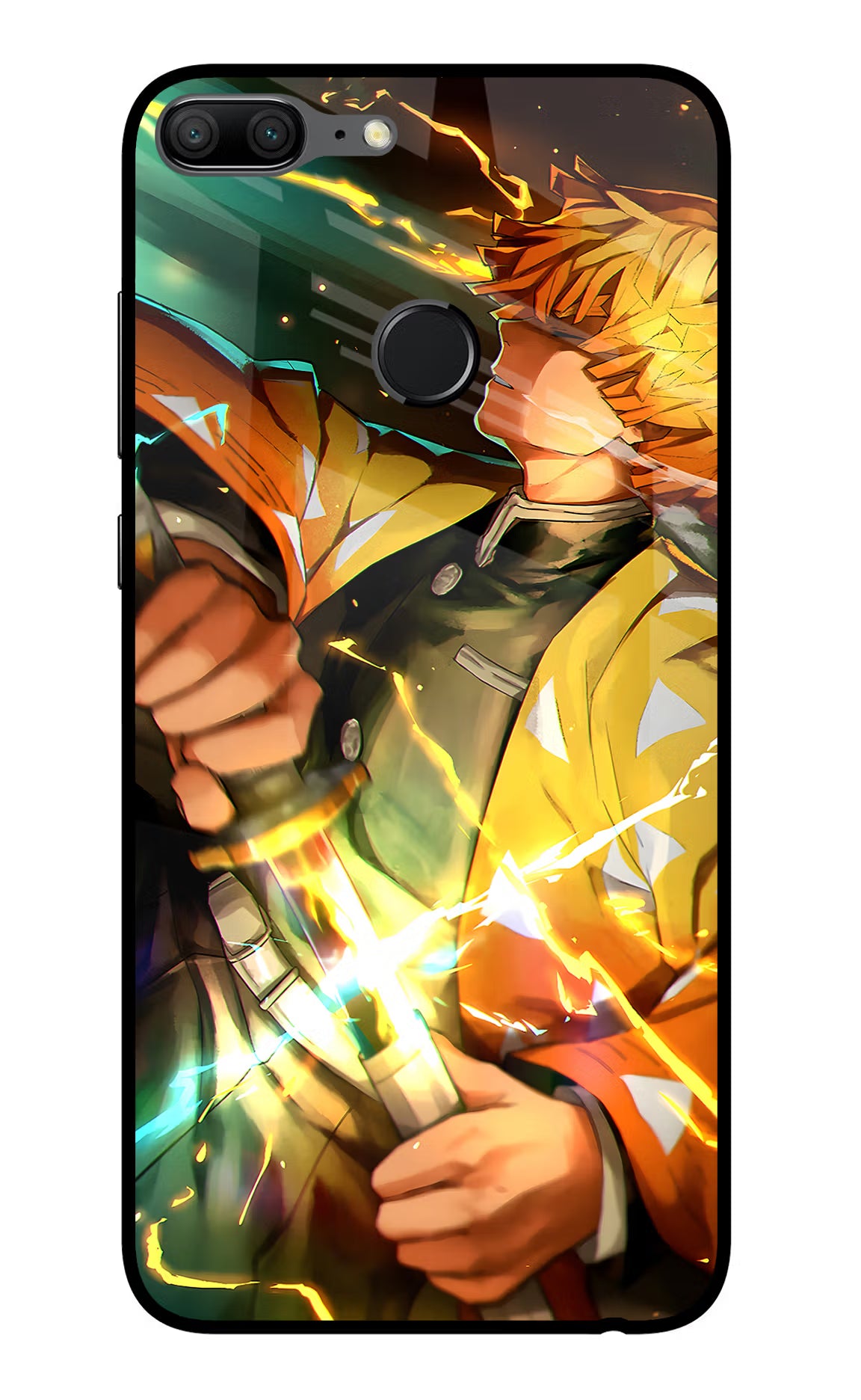 Demon Slayer Honor 9 Lite Glass Case Back Cover by Casekaro