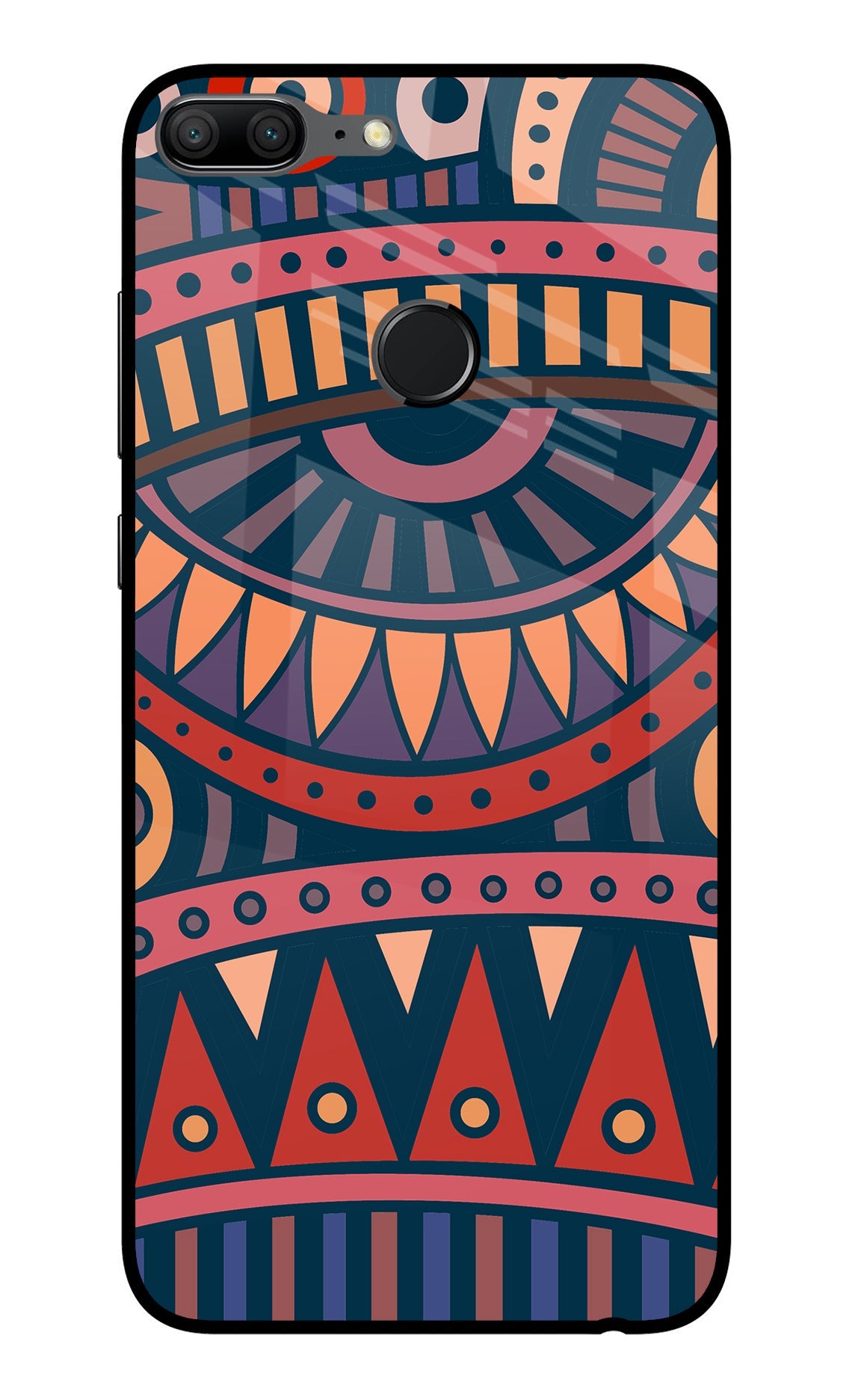 African Culture Design Honor 9 Lite Glass Case