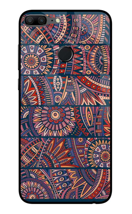 African Culture Design Honor 9 Lite Glass Case