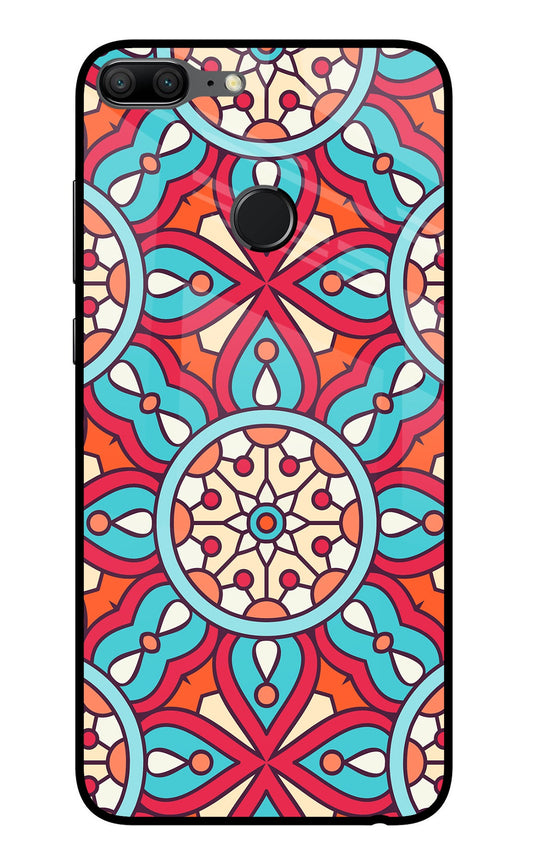 Mandala Geometric Honor 9 Lite Glass Case