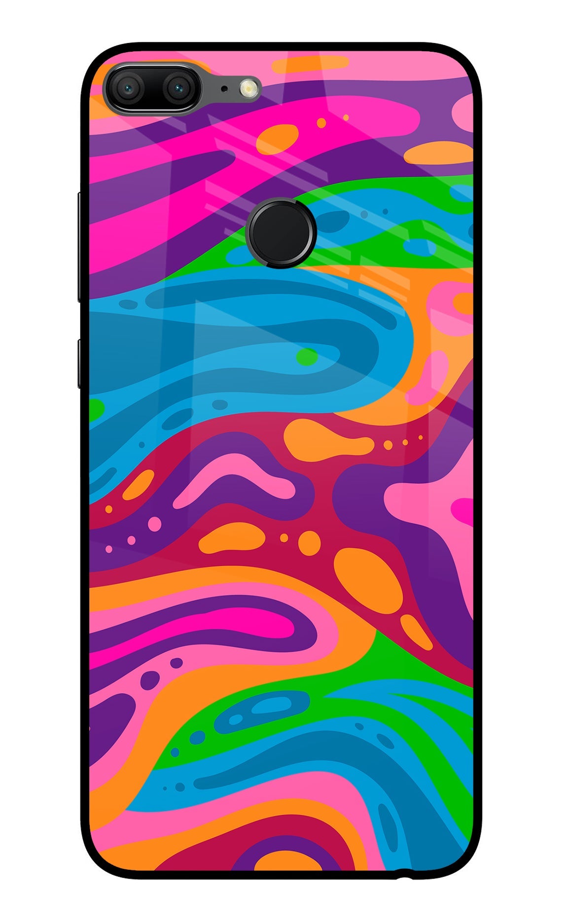 Trippy Pattern Honor 9 Lite Back Cover