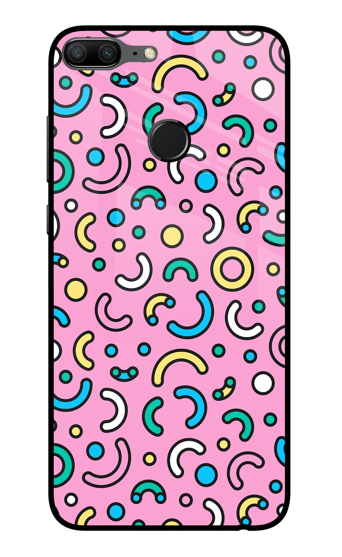 Memphis Design Honor 9 Lite Back Cover