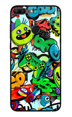 Game Doodle Honor 9 Lite Glass Case