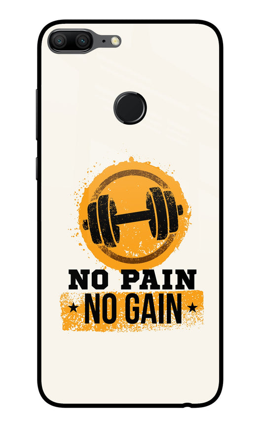 No Pain No Gain Honor 9 Lite Glass Case