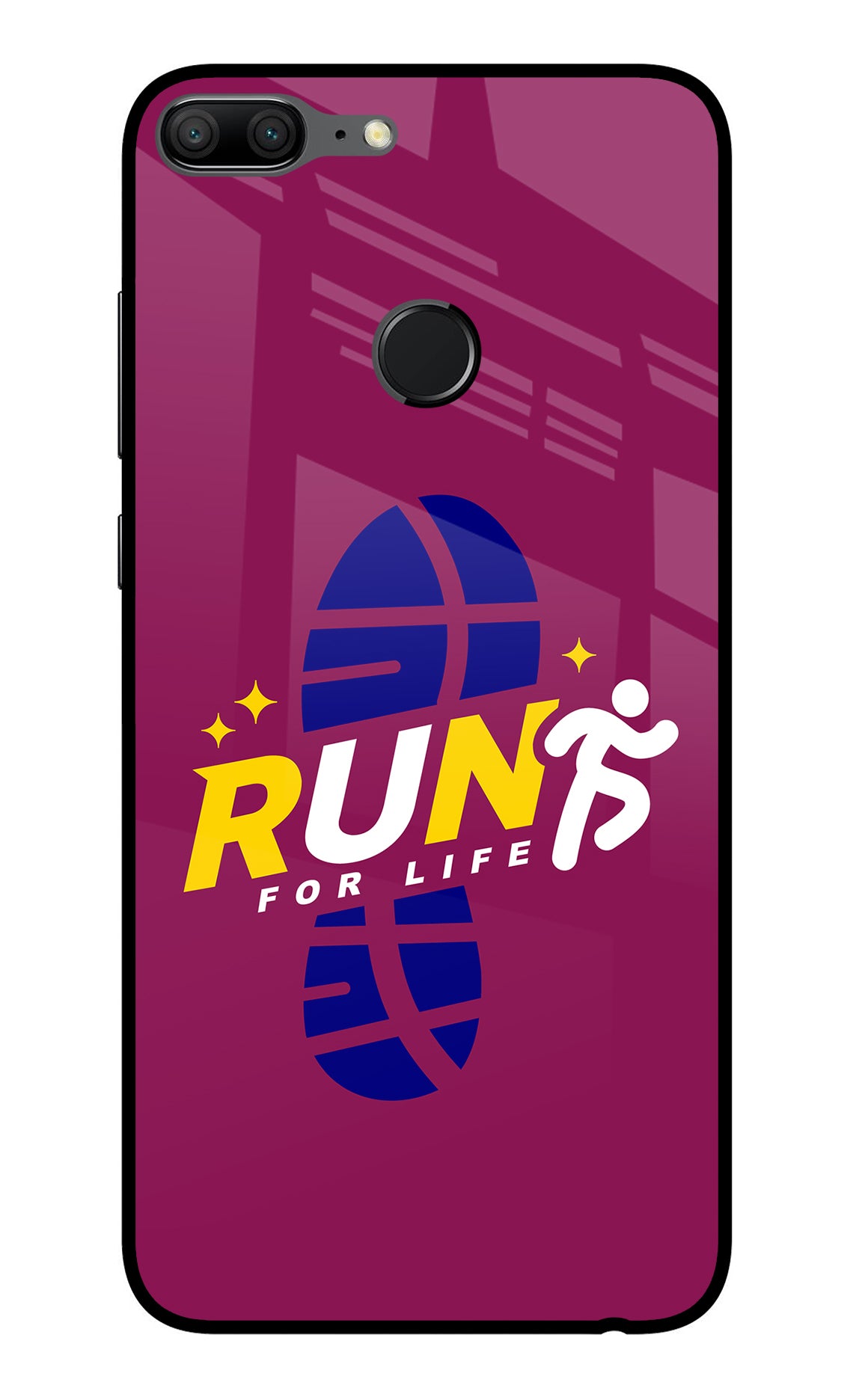 Run for Life Honor 9 Lite Back Cover