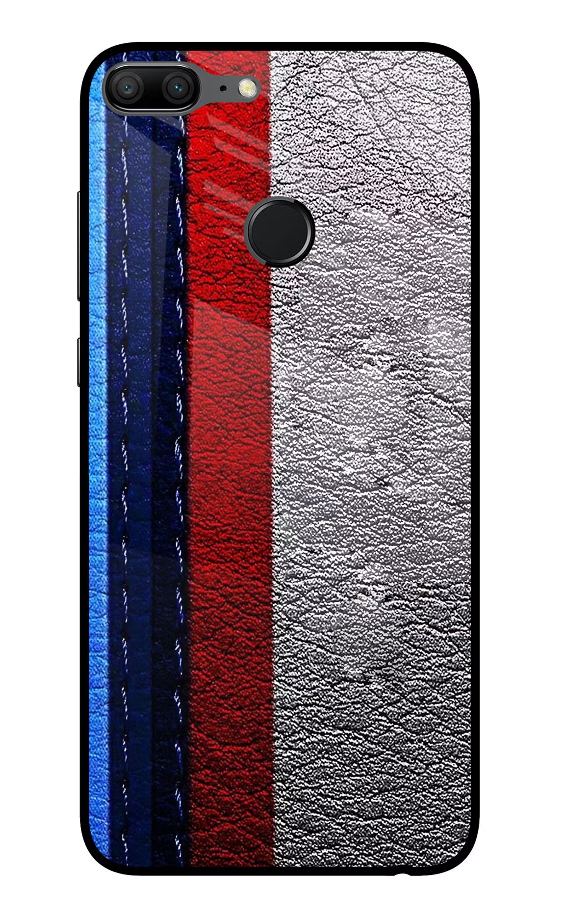 BMW Stripes Honor 9 Lite Glass Case Back Cover by Casekaro