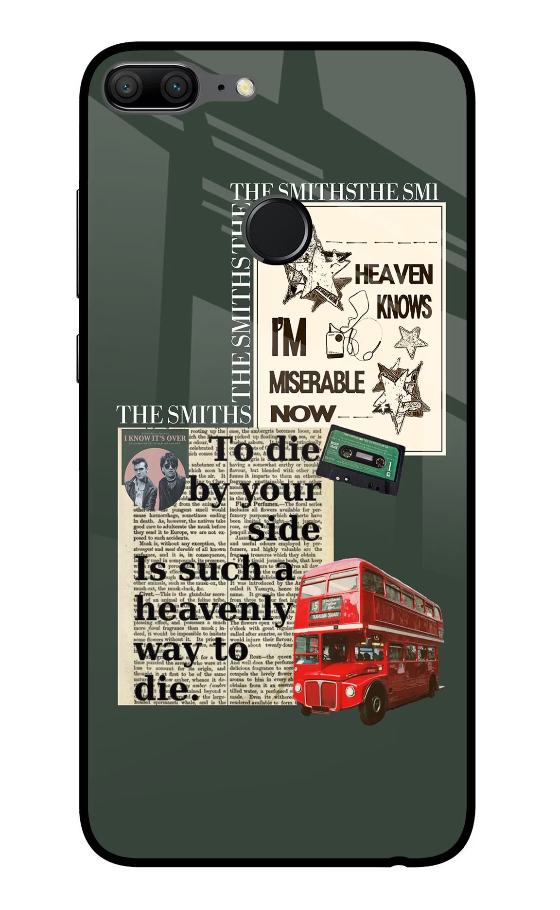 The Smiths Honor 9 Lite Glass Case Back Cover by Casekaro