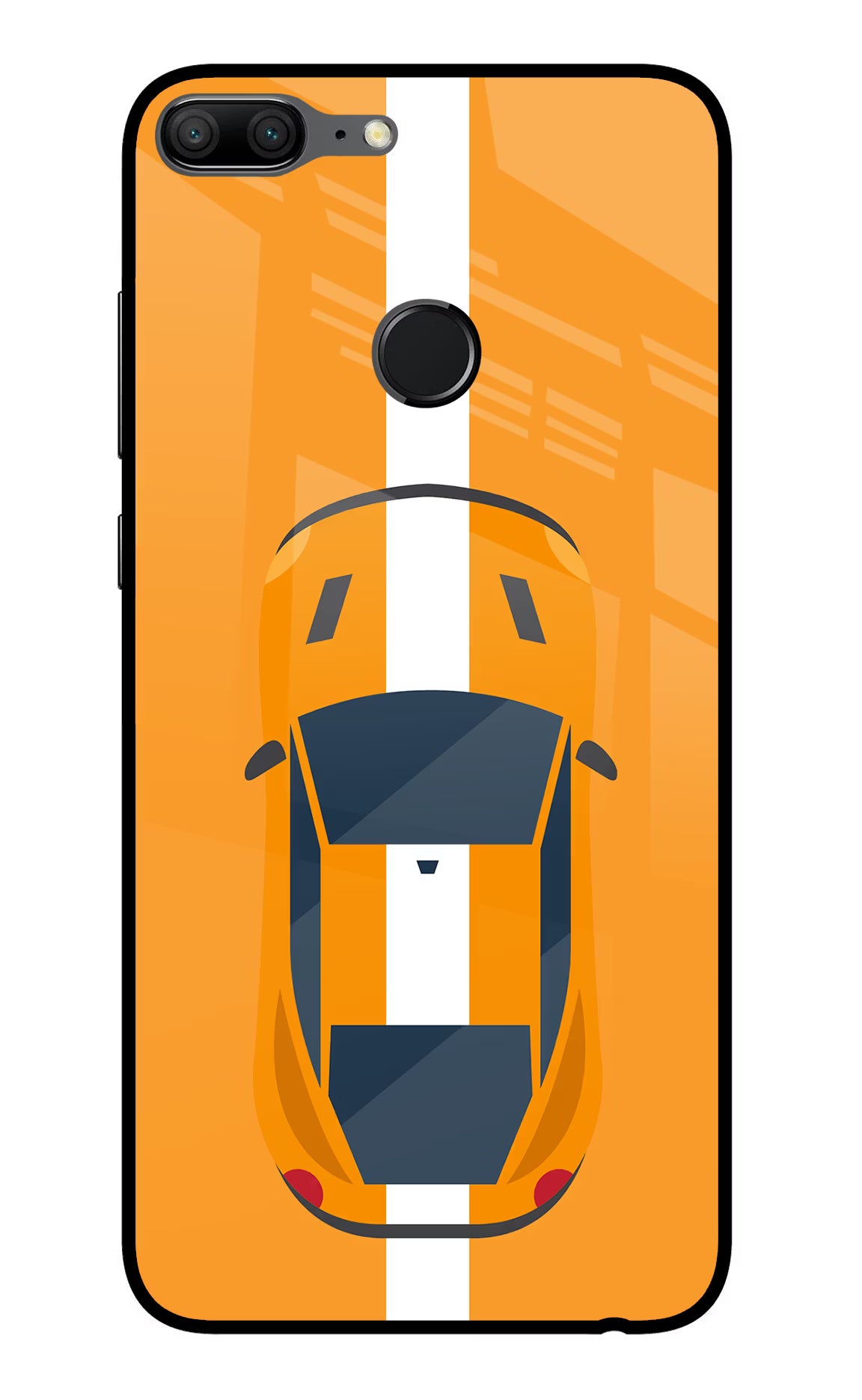 Highway Pursuit Honor 9 Lite Glass Case Back Cover by Casekaro