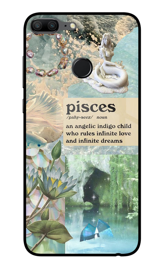 Pisces Zodiac Honor 9 Lite Glass Case