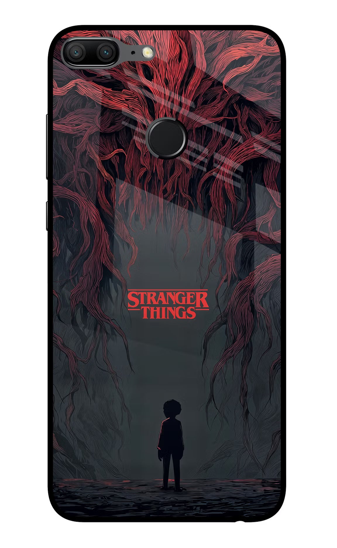 Ordinary Things Dark Side Honor 9 Lite Glass Case Back Cover by Casekaro