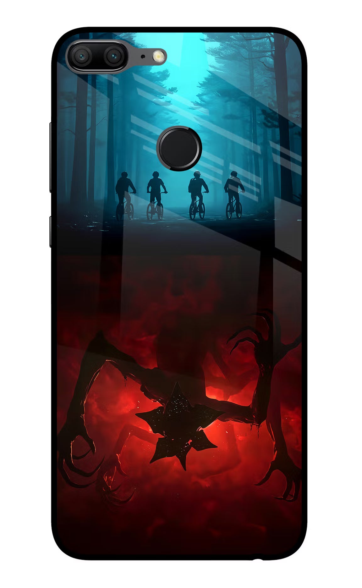 Ordinary Things Downside Up Honor 9 Lite Glass Case Back Cover by Casekaro