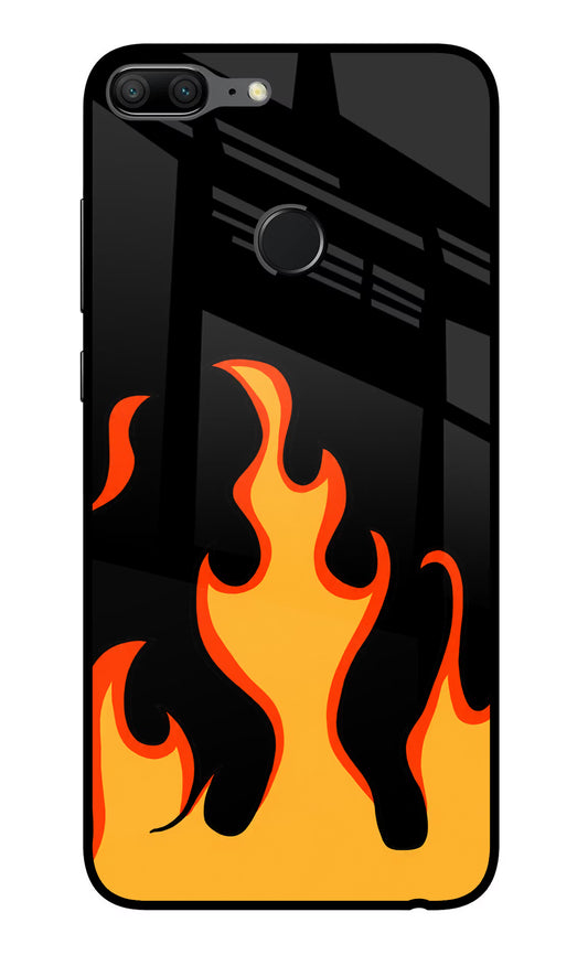 Fired Up – Black Honor 9 Lite Glass Case