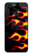 Side Sweep Flames Honor 9 Lite Glass Case