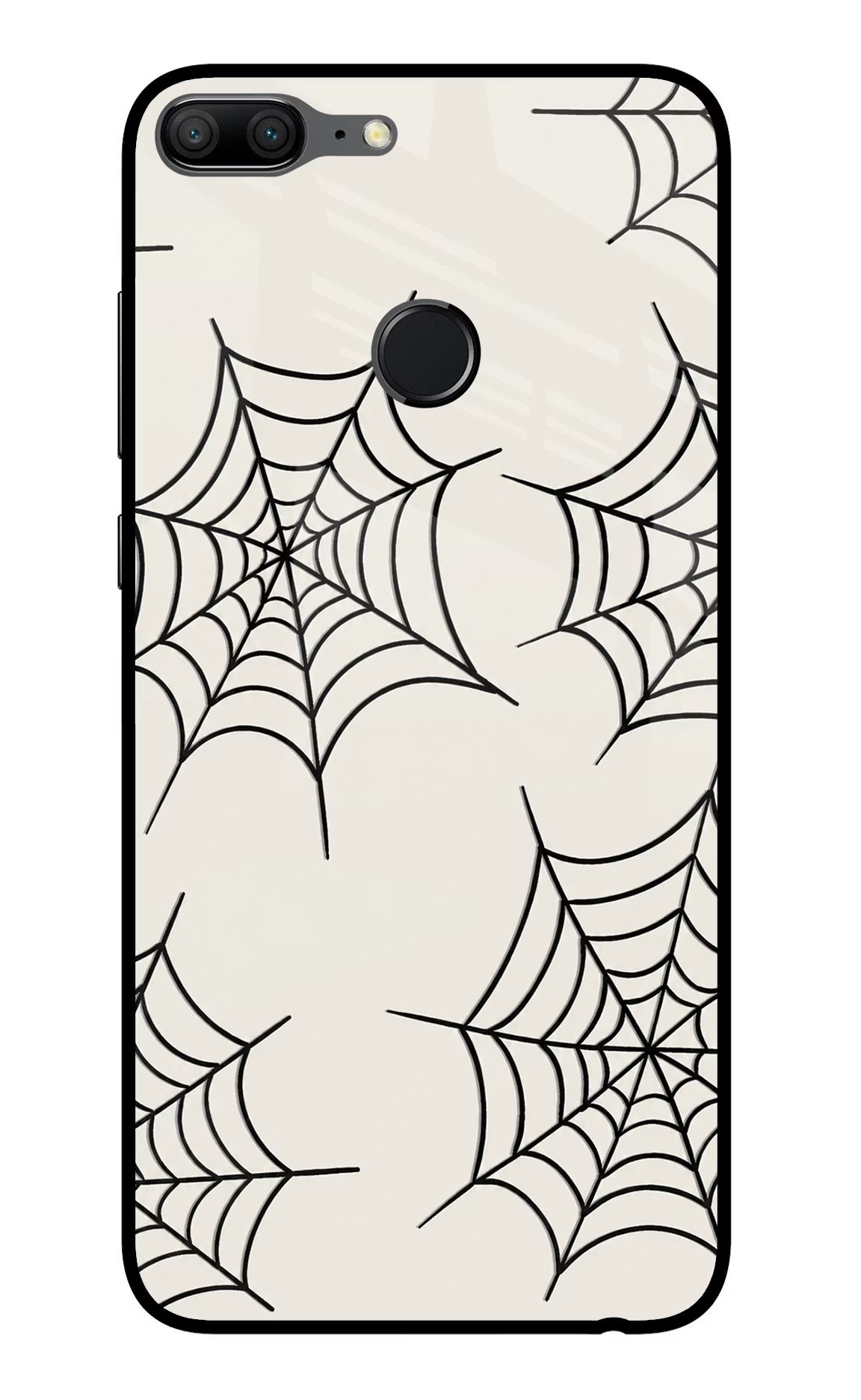 Spider Web Honor 9 Lite Glass Case
