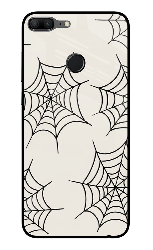 Spider Web Honor 9 Lite Glass Case