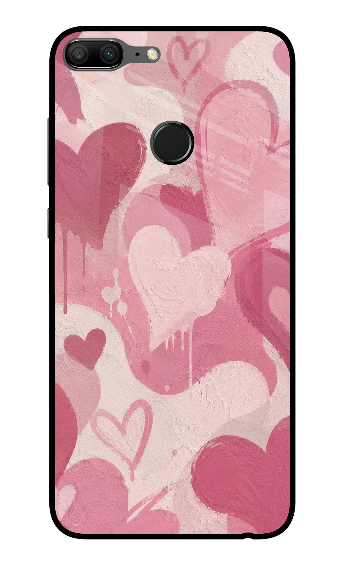 Hearty case Honor 9 Lite Glass Case Back Cover by Casekaro