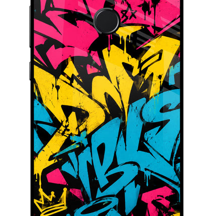 Graffiti Vibe Honor 9 Lite Glass Case